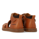 (0575-201) Starter sandal with velcro closure cognac