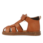 (0575-201) Starter sandal with velcro closure cognac