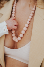 Constance maternity necklace: Round Beads