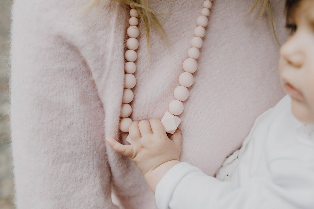 Constance maternity necklace: Round Beads