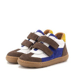 (CL-21151) Serraport low trainers - Coffee-White-Blue