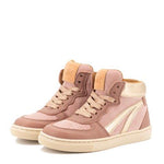 Clic shoes - leather lace up sneaker old rose (CL21161)