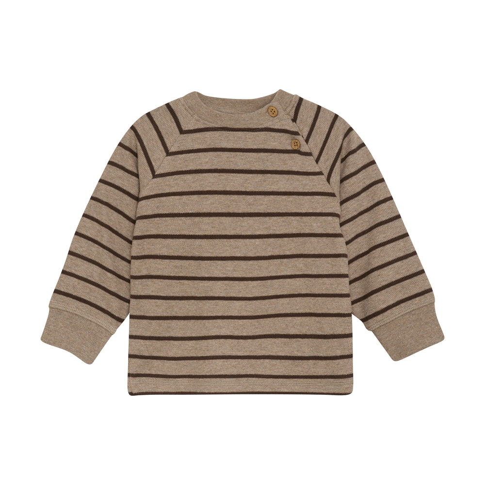 (215269) Sweatshirt LS Stripe - Pine Bark