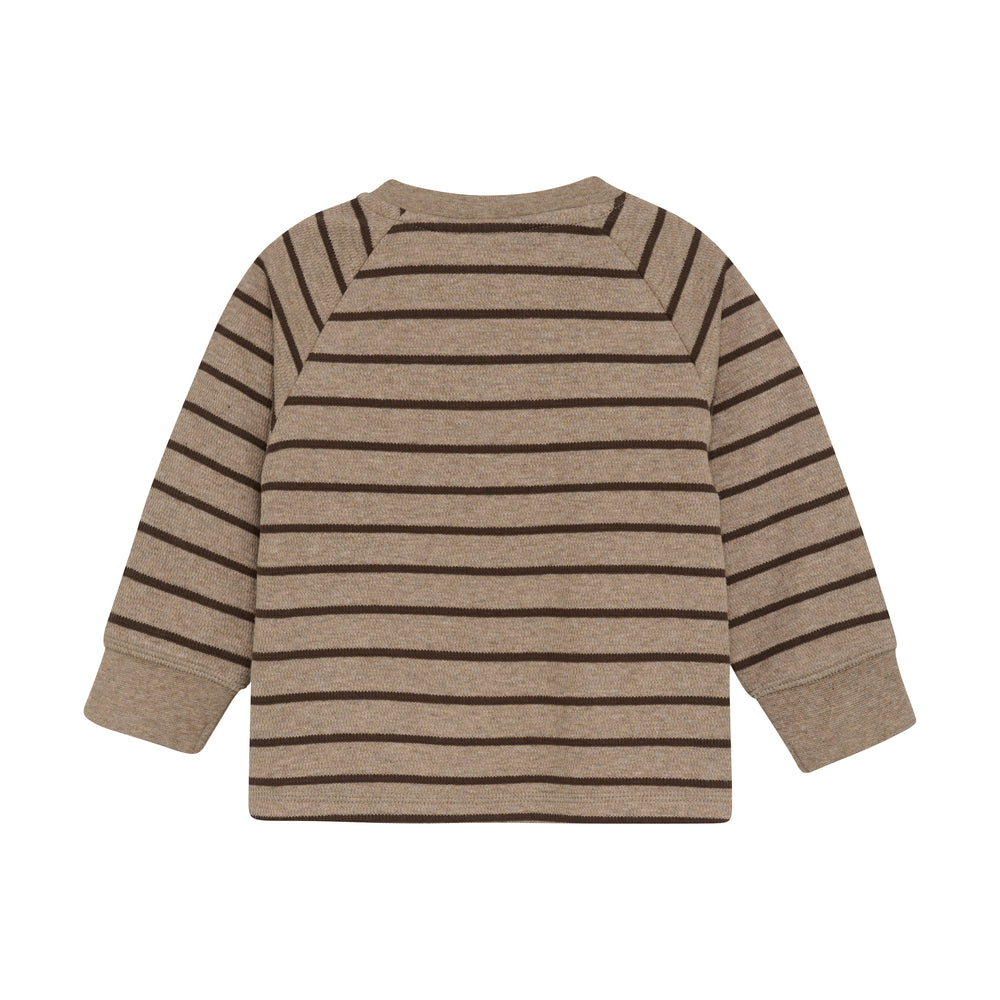 (215269) Sweatshirt LS Stripe - Pine Bark