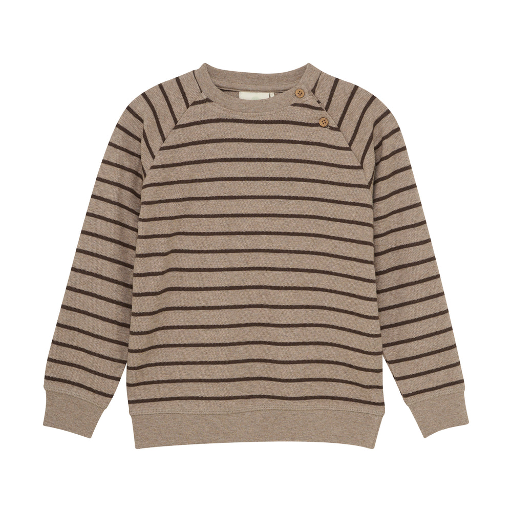 (230474) Sweatshirt Stripe - Pine Bark