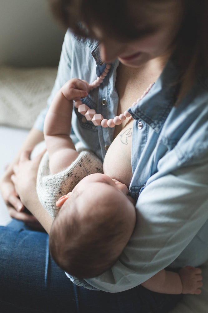 Constance maternity necklace: Round Beads