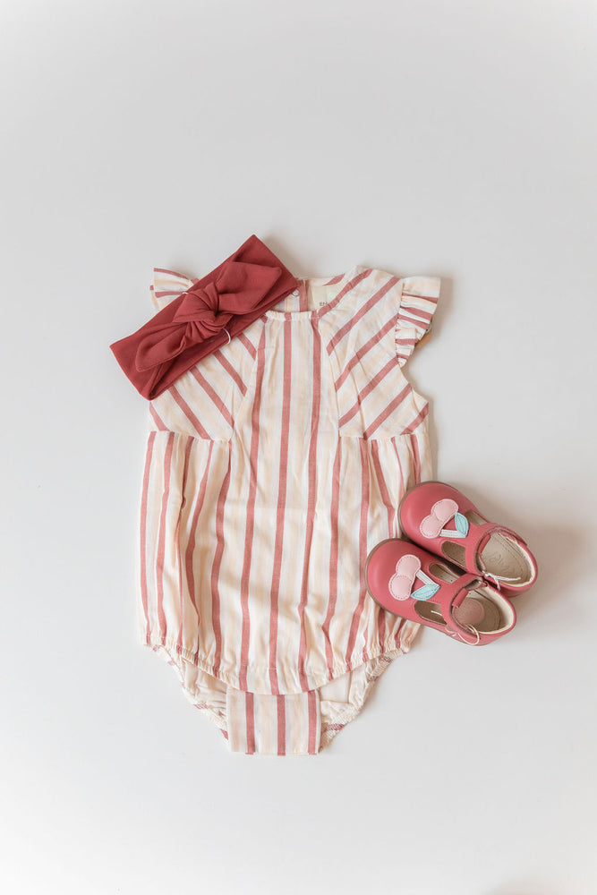 Romper YD Stripe Eggnog