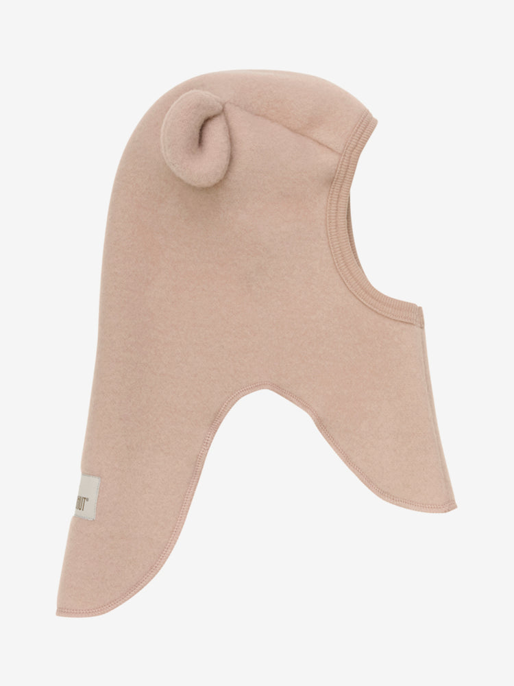 (460203) Balaclava Ears Wool Fleece -  Mahogany Rose