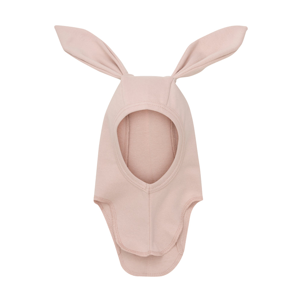 (460251) Balaclava Ears Cotton Rib - Mahogany Rose