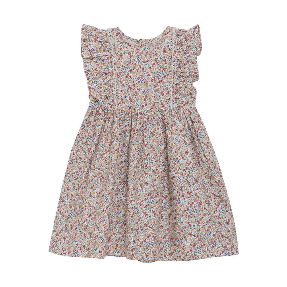 Dress SS in Liberty Fabric - Serpia Rose