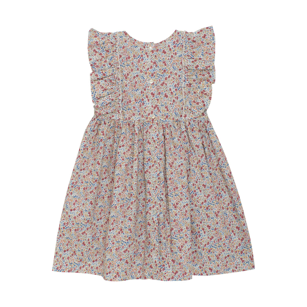 Dress SS in Liberty Fabric - Serpia Rose