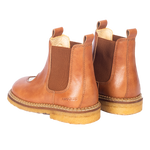 Chelsea boots with heart - Tan/Buttermilk/Cognac