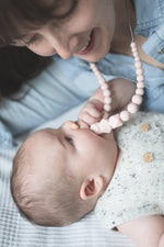 Constance maternity necklace: Round Beads