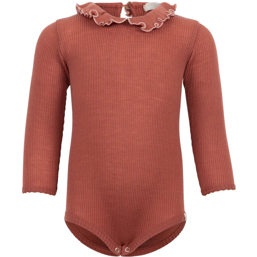 Athena - Onesie Autumn Blush with Cloudberry contrast