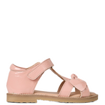 (20598/A) Bow Sandal Peach Patent