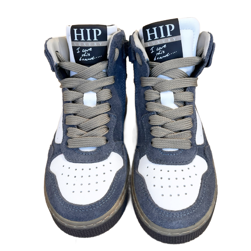 (H1224) Hip Shoes Dark Blue - Combi