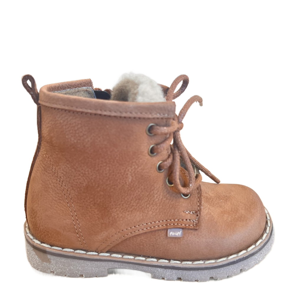 (EY272E) Emel winter boots - Brown