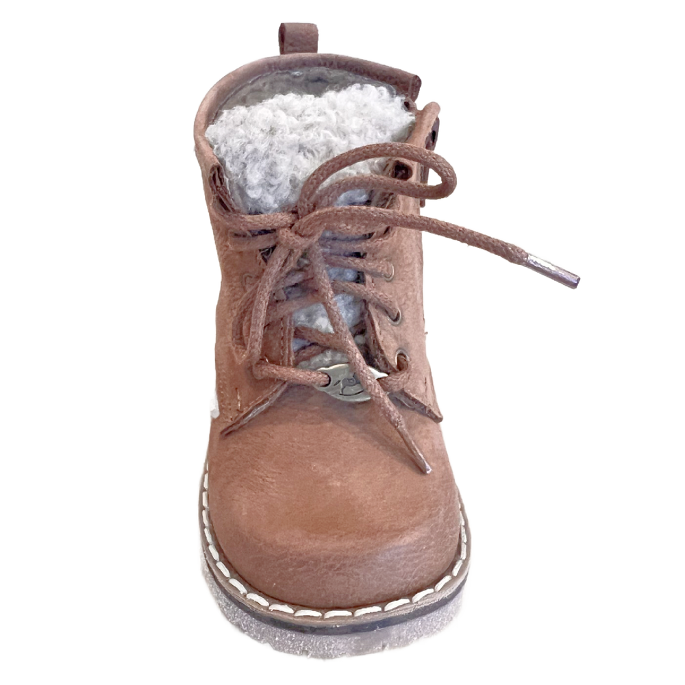 (EY272E) Emel winter boots - Brown