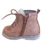 (EY272E) Emel winter boots - Brown