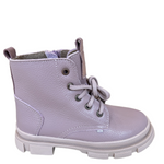 (EY2770-4) Emel Lace Up Winter Boots Pink