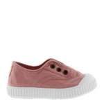 (106627) Children's canvas trainers with elastic - Nude