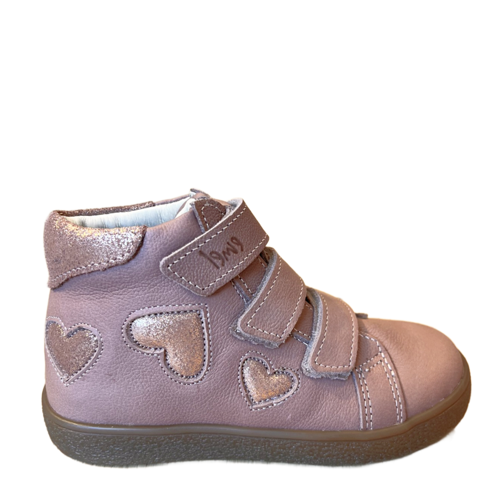 (E 2806-2) Emel Pink stars Velcro Trainers