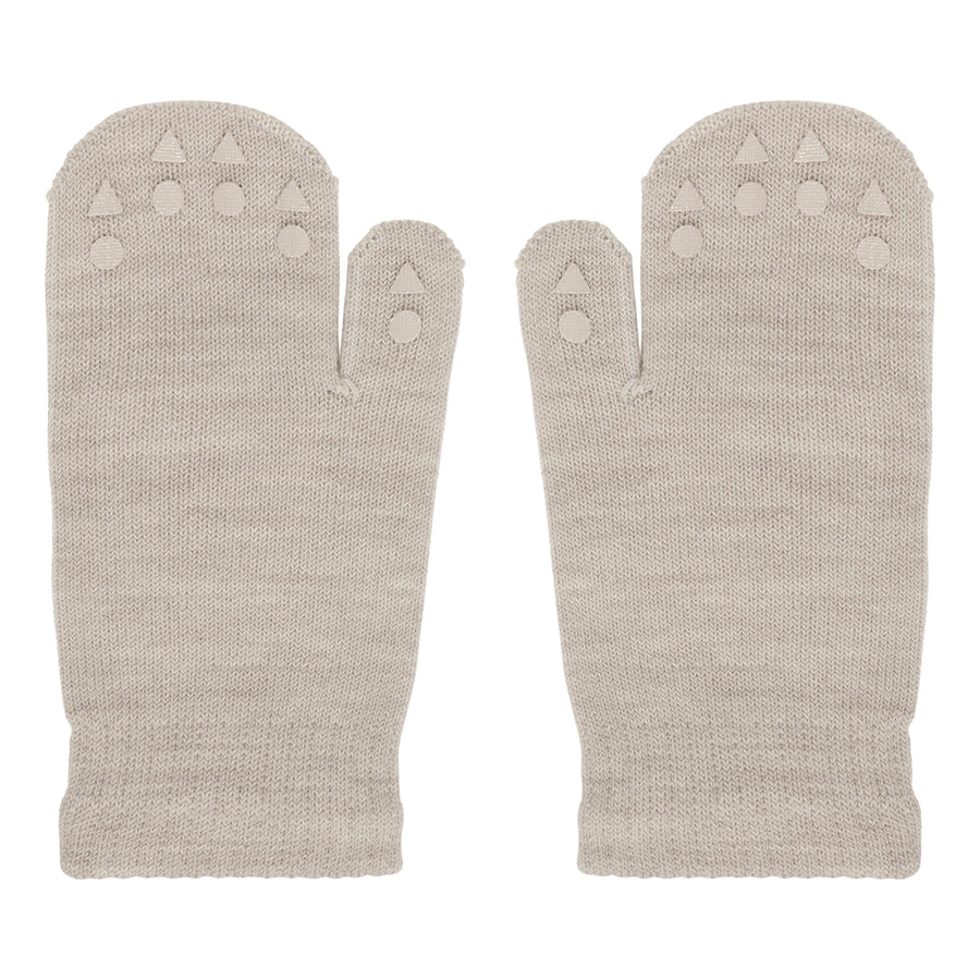 Mittens Merino Wool - Sand