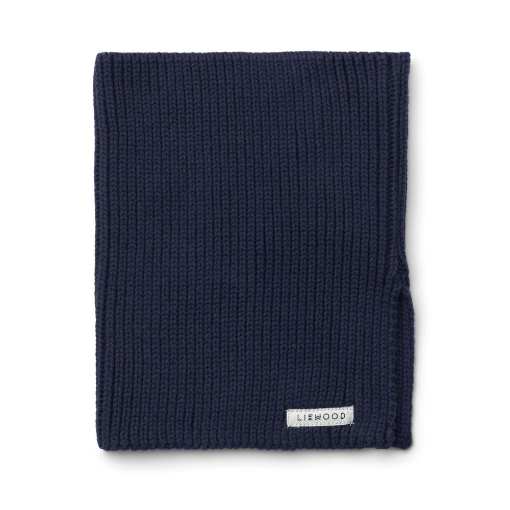 Wool scarf 'Mikala Neckwarmer - Navy Blue