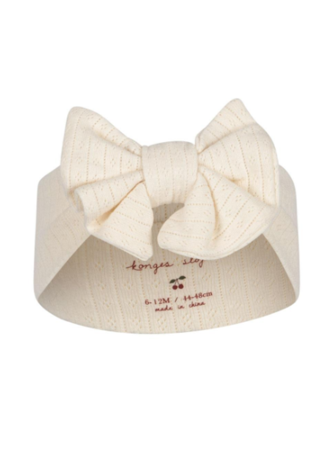 (KS101608) Minnie New Bambi Bonnet Gots - White Antique