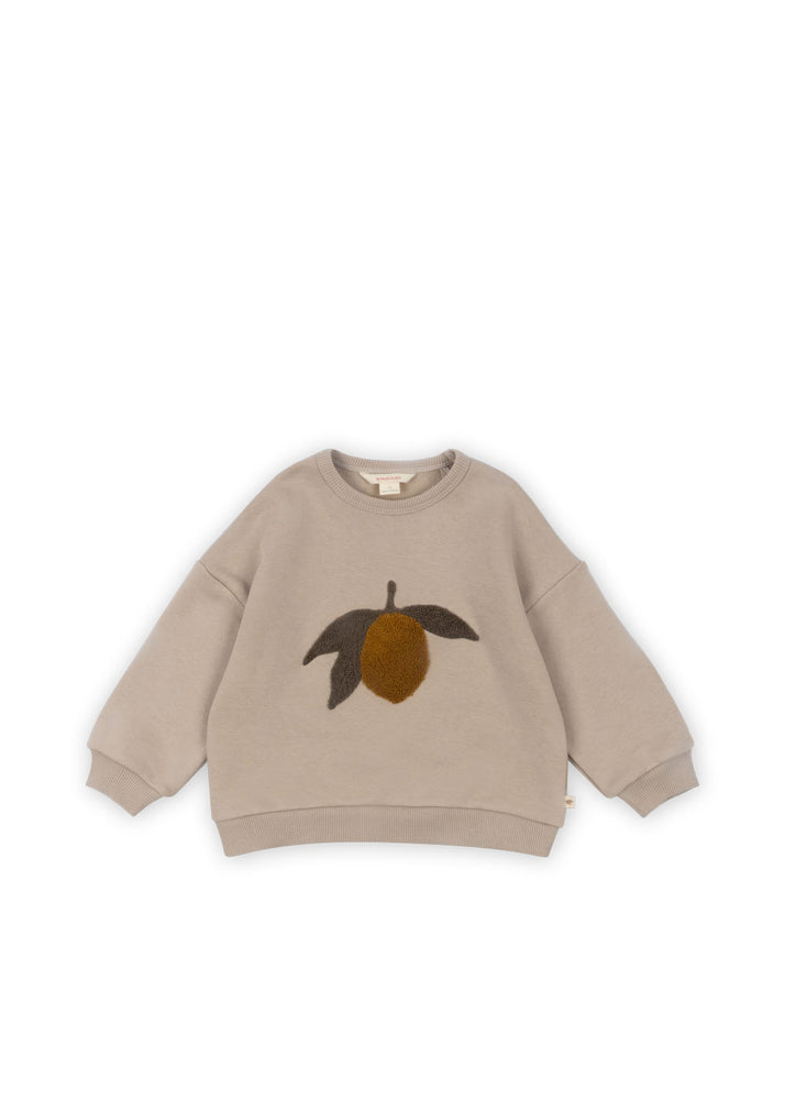 (KS102024) Lou Terry Sweat Shirt OCS - Oxford Tan