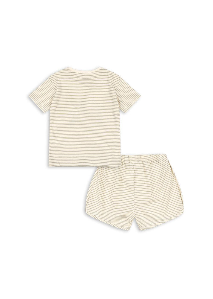 (KS103190) Famo Set Gots - Tea Stripe