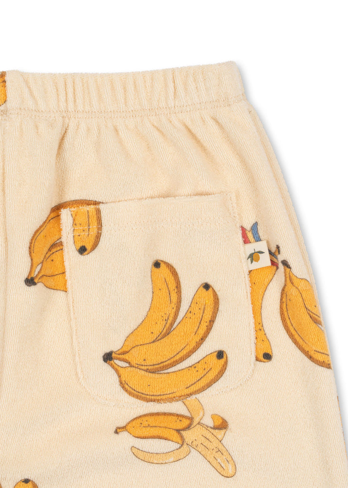 (KS102599) Itty Sweat Pants Gots - Go Bananas