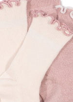 (KS102240) 2-Pack Rib Frill Socks