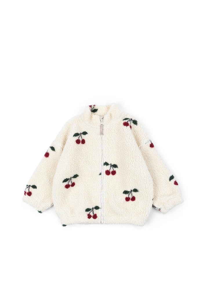 JODY TEDDY JACKET GRS - Cherry