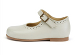 Diana Velcro Mary Jane Shoe Vanilla Leather