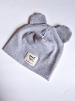 Winter bear beanie grey