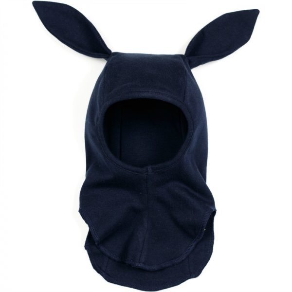 (5153NA) HutteliHut - Babybunny E-hut rabbit ears cotton - Navy blue