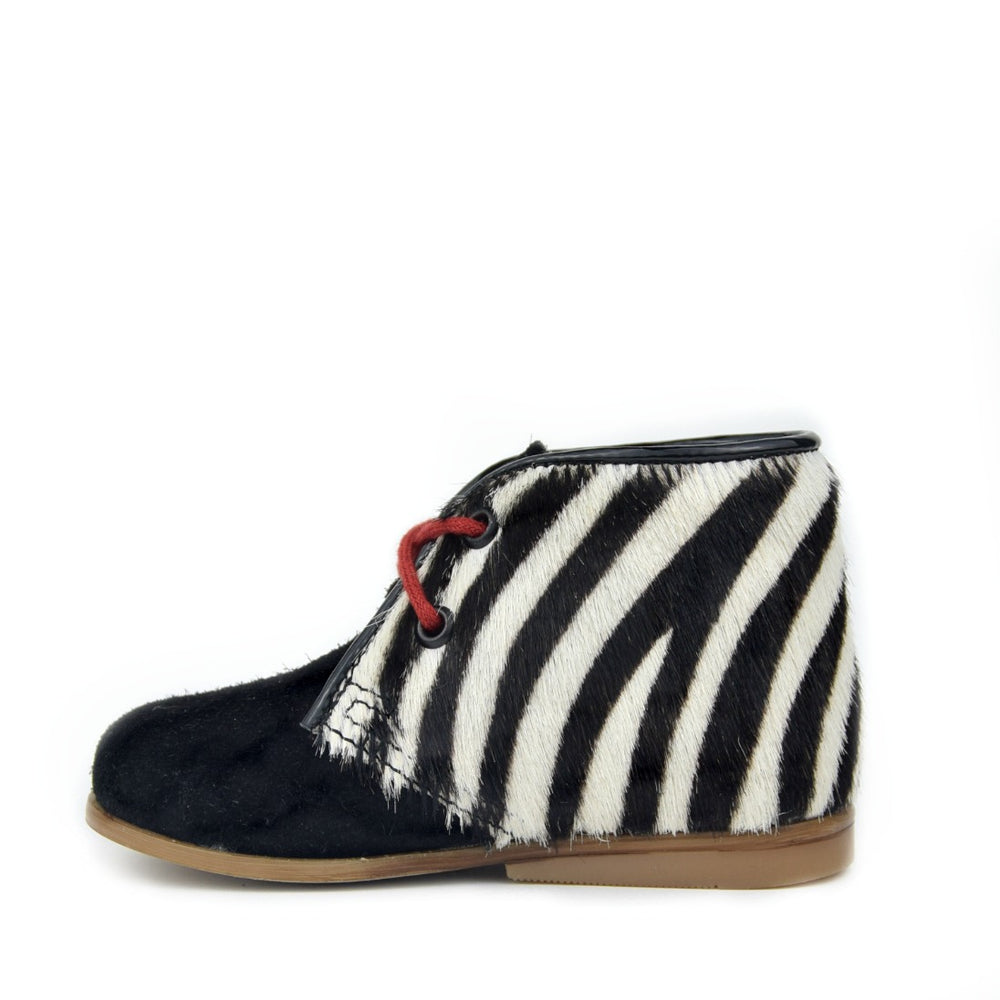 (2393A) Emel Zebra Lace Up Shoes - MintMouse (Unicorner Concept Store)