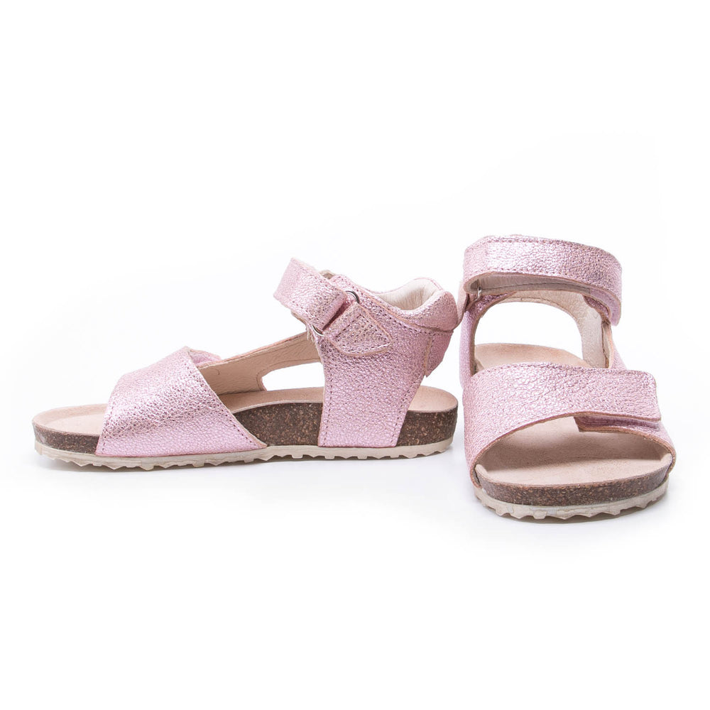 (2508C/2509C) Emel pink shiny velcro sandals - MintMouse (Unicorner Concept Store)