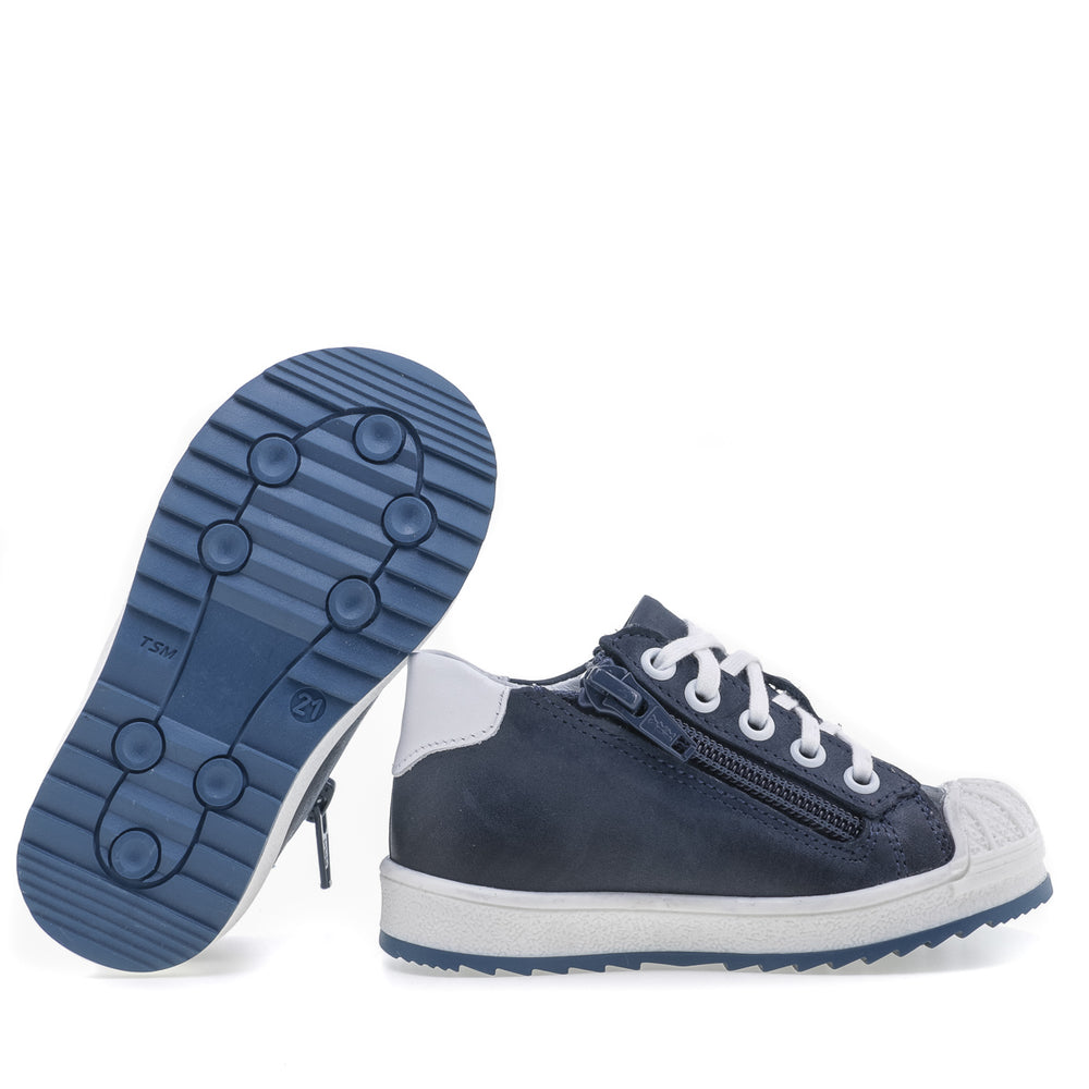 (2627A-26/2628A-26) Emel low trainers with bumper - blue - MintMouse (Unicorner Concept Store)