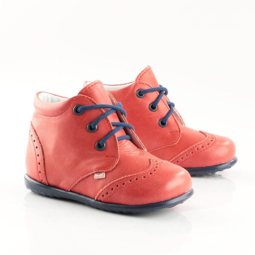 (2341-5) Emel first shoes - red brogue - MintMouse (Unicorner Concept Store)