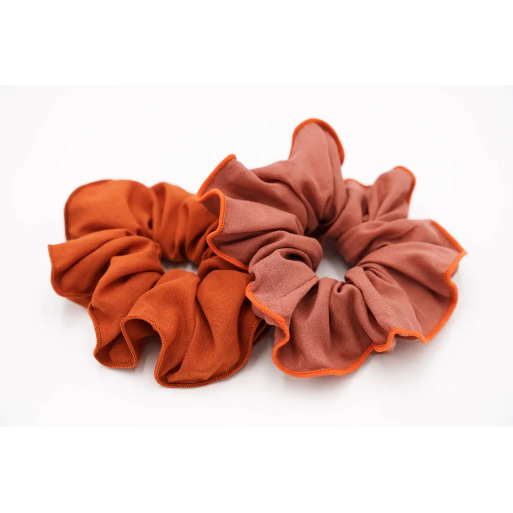 Hair Scrunchie Set of 2 - Mallow+Tierra