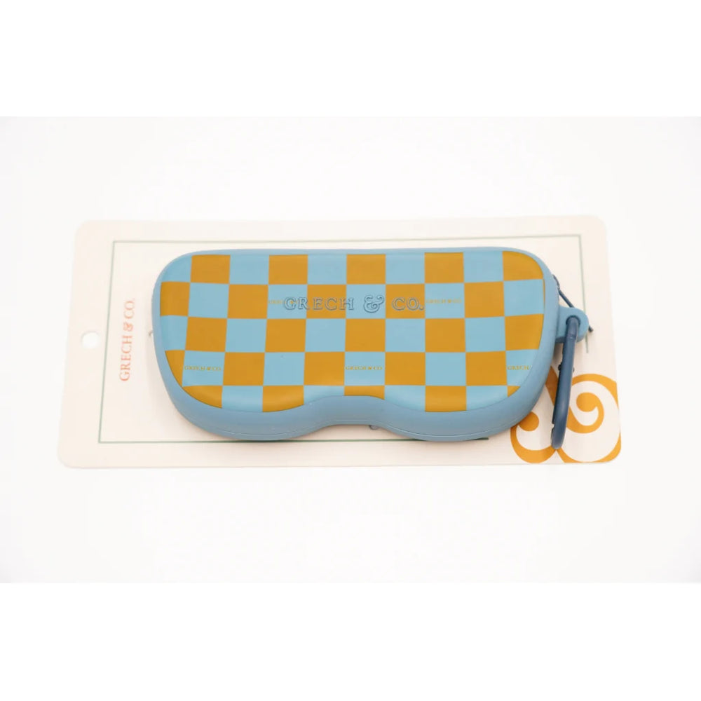 Sunglasses Case - Checks Lasagna+Wheat