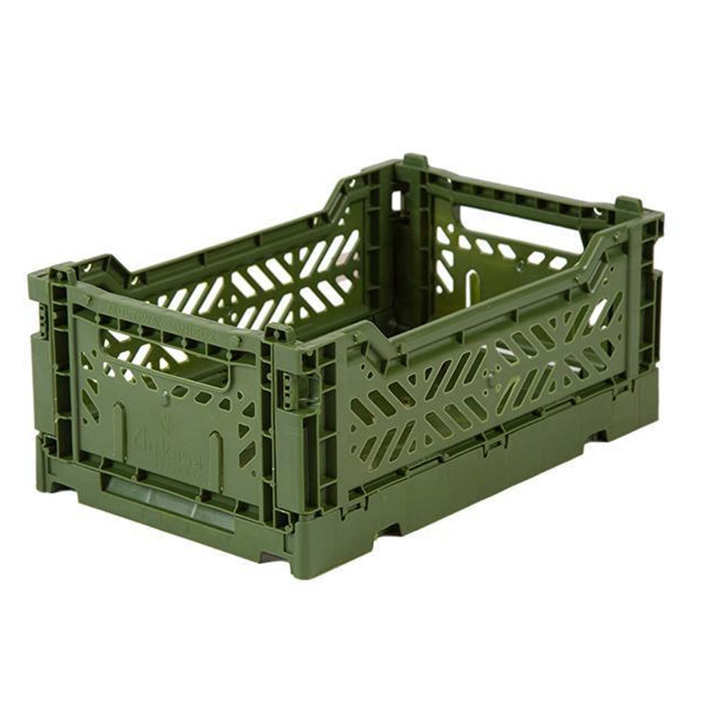 Folding crate Minibox - Khaki